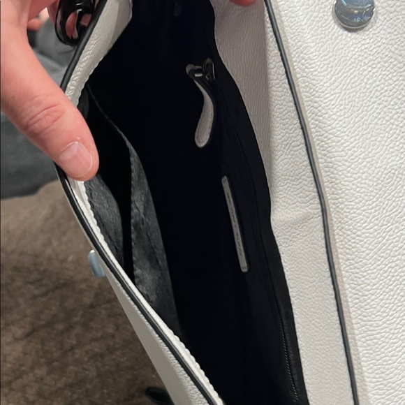 MICHAEL Michael Kors Black, Gray and White Hand Bag - Picture 8 of 11